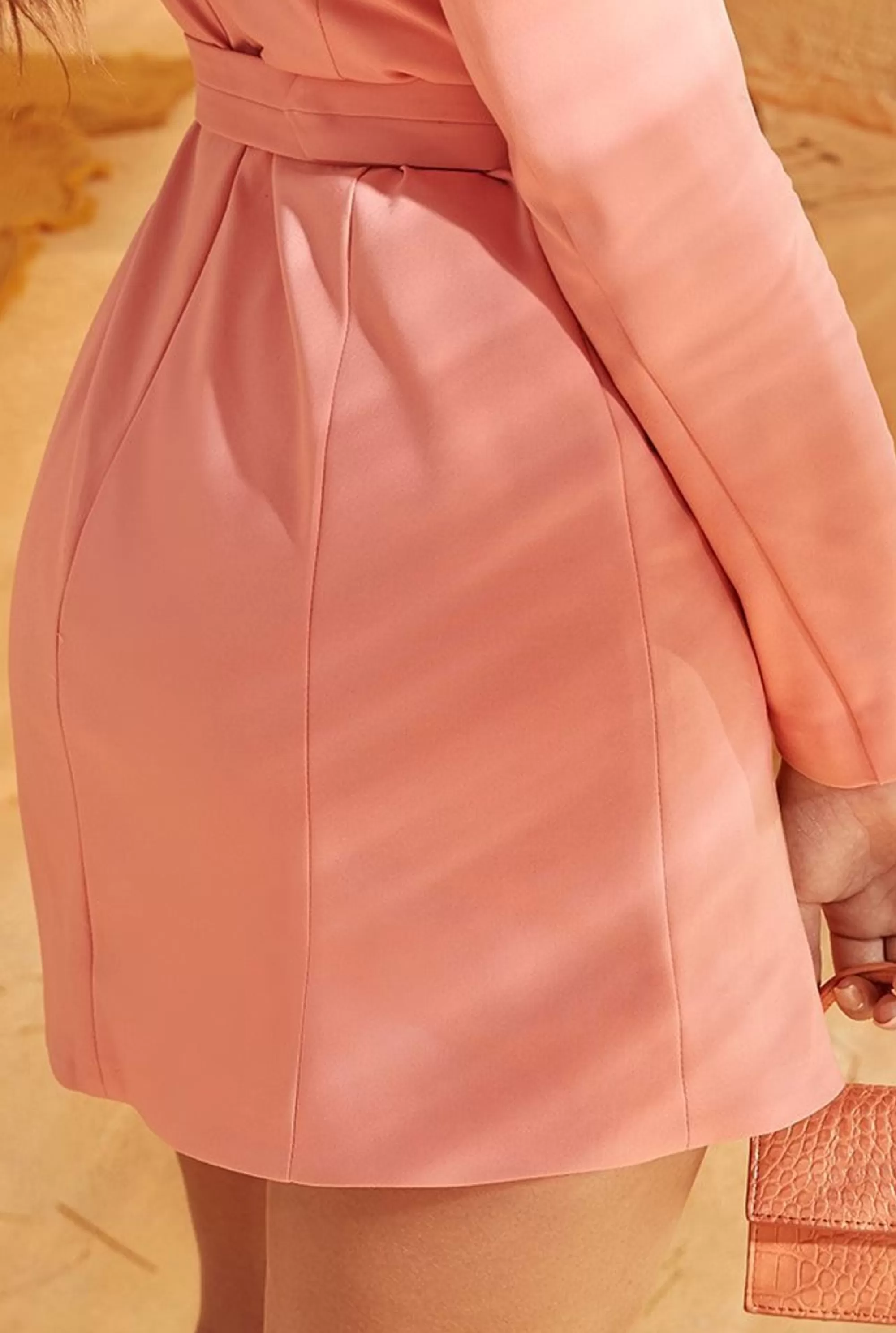 Fashion Casabla - Jacket Dress In A Shade Of Pastel Pale Orange Women Sets