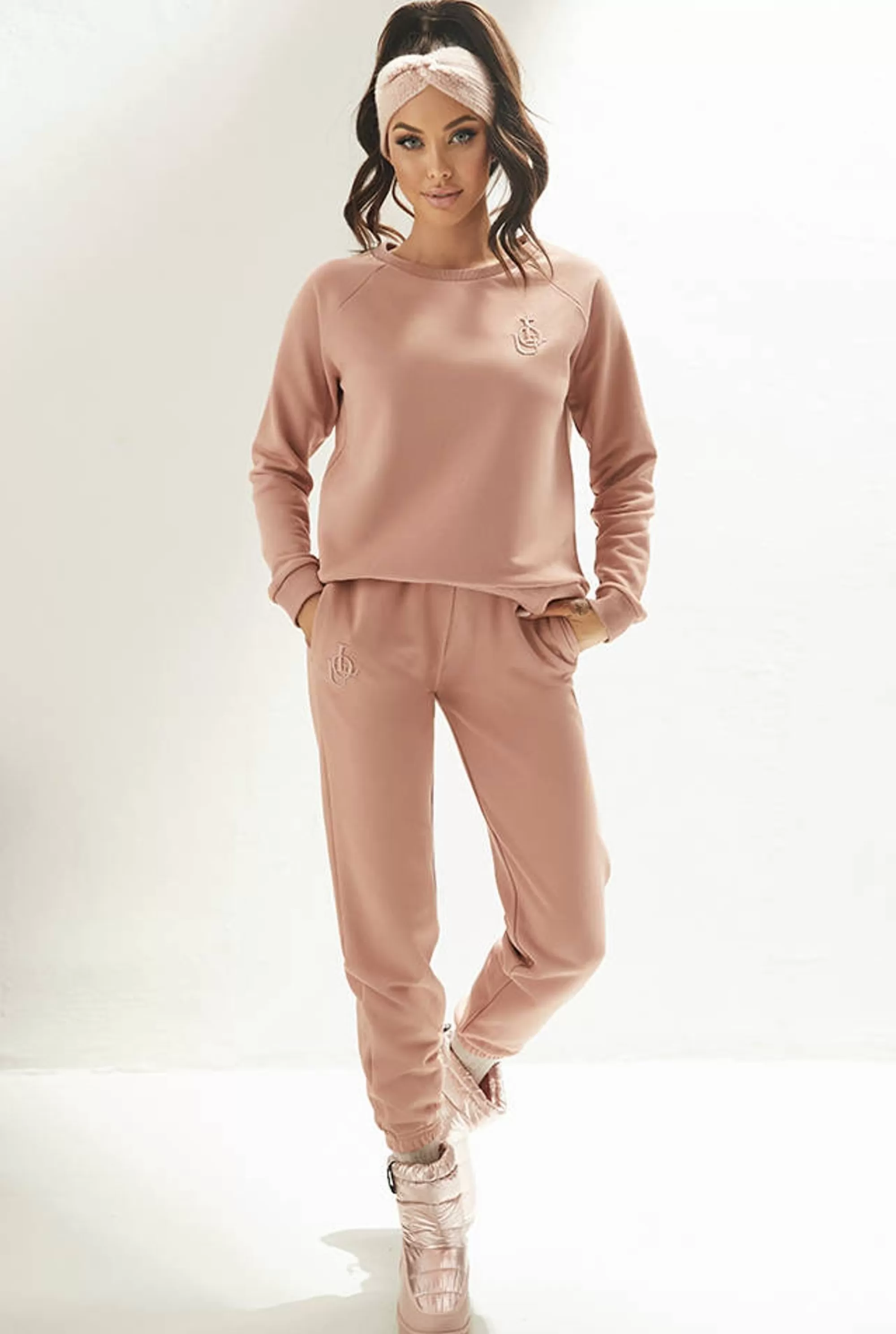 New Chantal - A Charming Tracksuit With Subtle Embroidery Women Sets