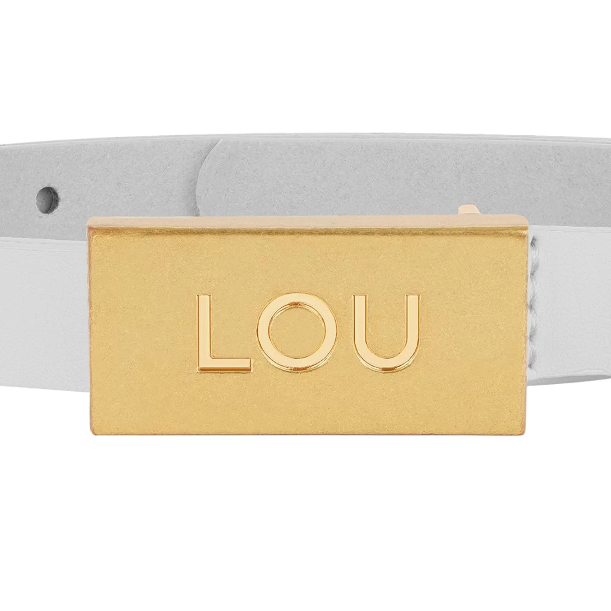 Hot Lita Belt - White Women'S Belt With Gold Buckle Women Belts