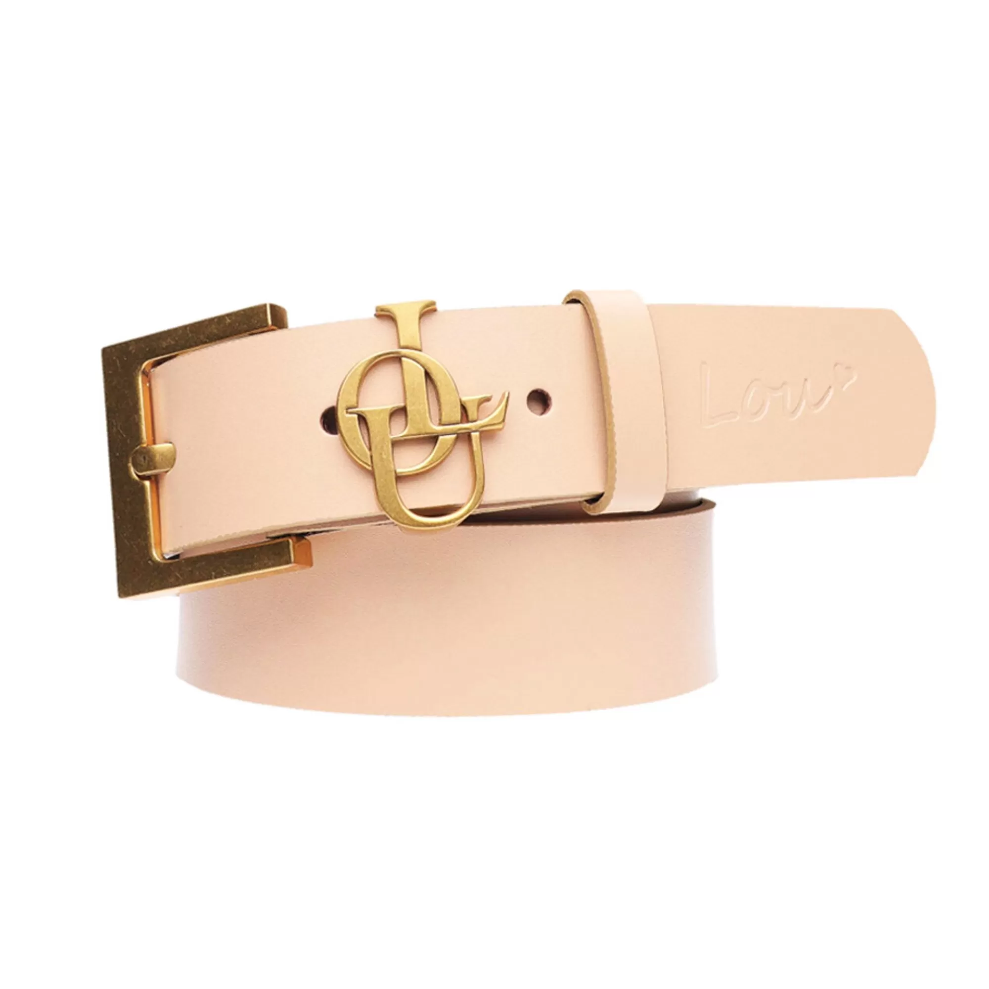 Flash Sale Nude Nadia Belt - Nude Shade Leather Belt Women Belts