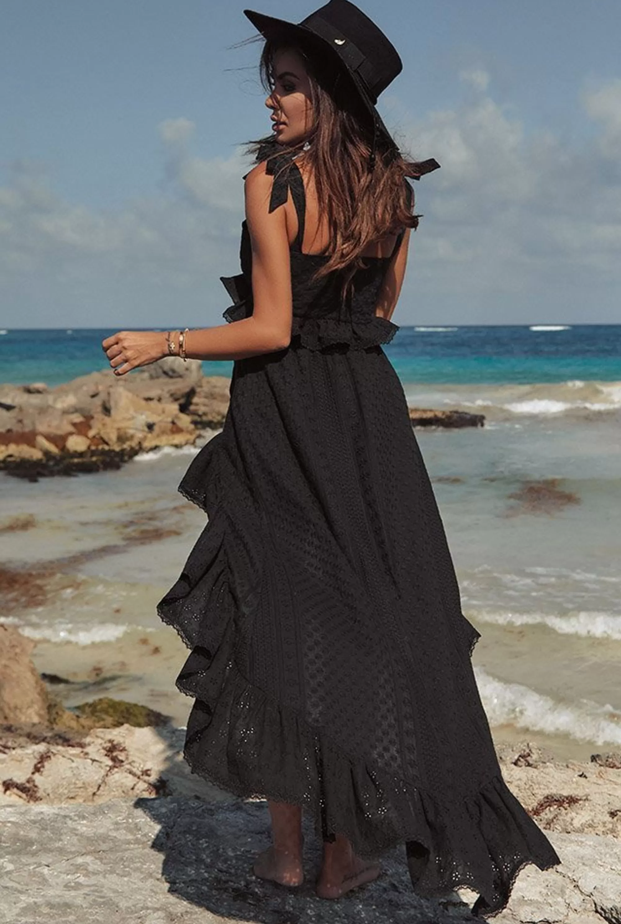 Online Peggie - Black Boho Style Set Women Sets